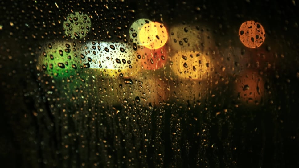 rain drops beside blurry lights free image | Peakpx