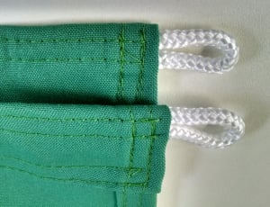 two green textile with handle thumbnail