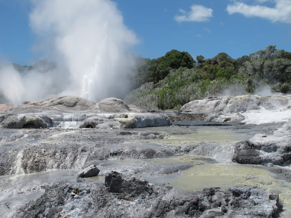 Terrestrial Heat, Fountain, New Zealand, nature, scenics preview