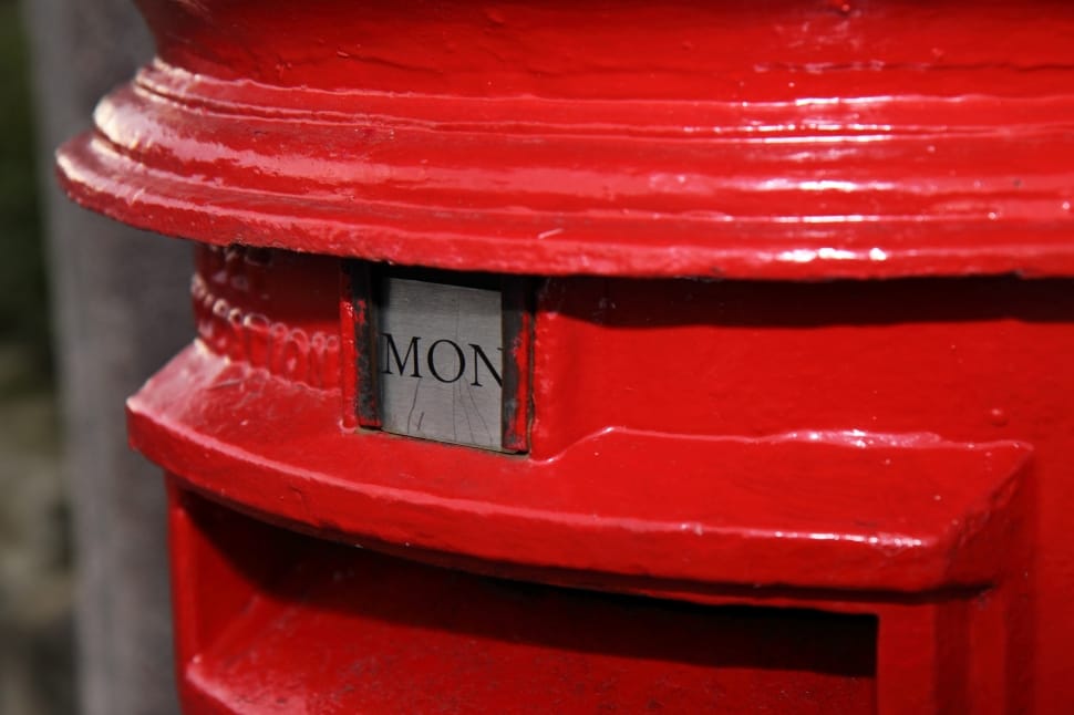 Post, Red, Postbox, Monday, British, red, mail preview