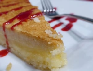 cassava cake with strawberry syrup thumbnail