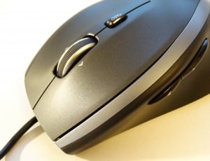 grey corded computer mouse thumbnail