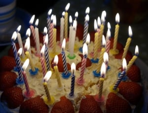 Birthday Cake, Burn, Candles, candle, food and drink thumbnail