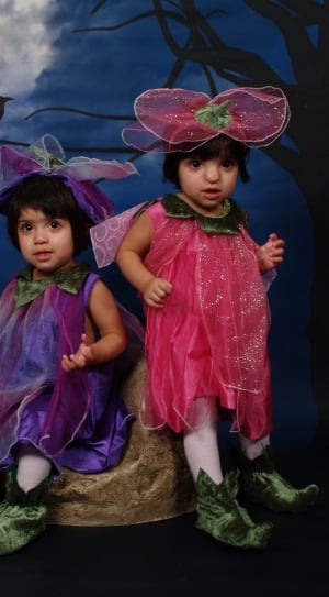 two girls in fairy costumes thumbnail