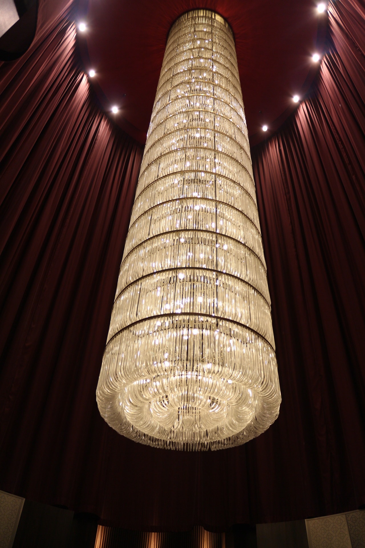 Lights, Chandelier, Luxury, Glamor, indoors, stage theater