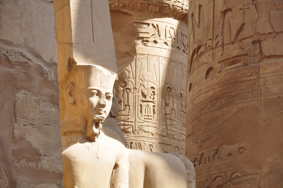 Pharaoh, Egyptian Temple, Egypt, Travel, statue, travel destinations preview