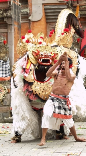 man performing dragon dance thumbnail