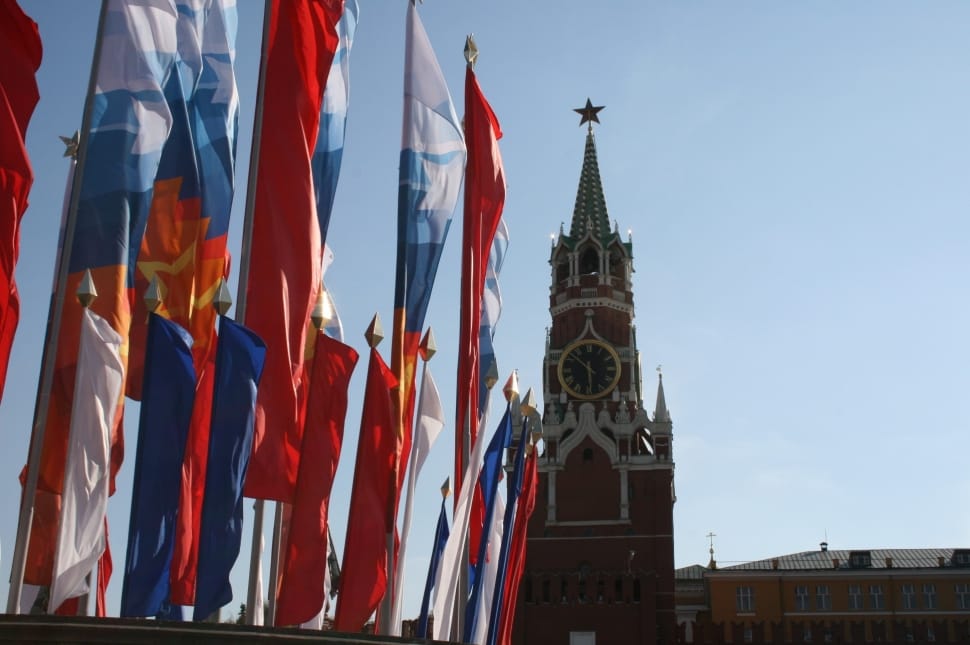 Kremlin, Victory Day Celebration, Flags, flag, patriotism preview