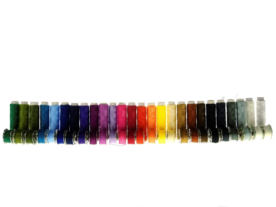 assorted color thread lot preview