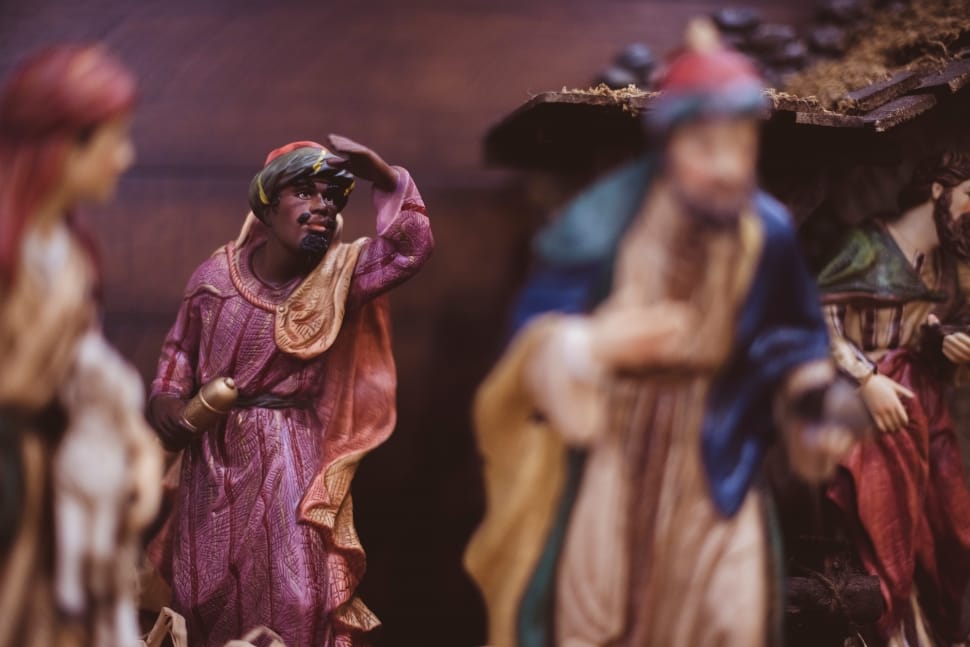 nativity scene ceramic figurines preview