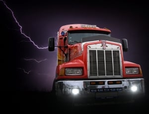 red freight truck thumbnail