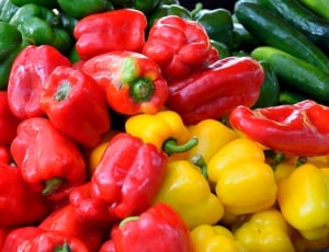 yellow green and red bell pepper lot thumbnail