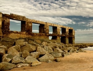 Sea, Sand, Beach, Shore, Sussex, Rye, old ruin, ancient thumbnail