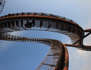 brown and grey roller coaster thumbnail