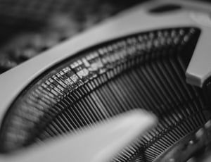black and silver typewriter thumbnail