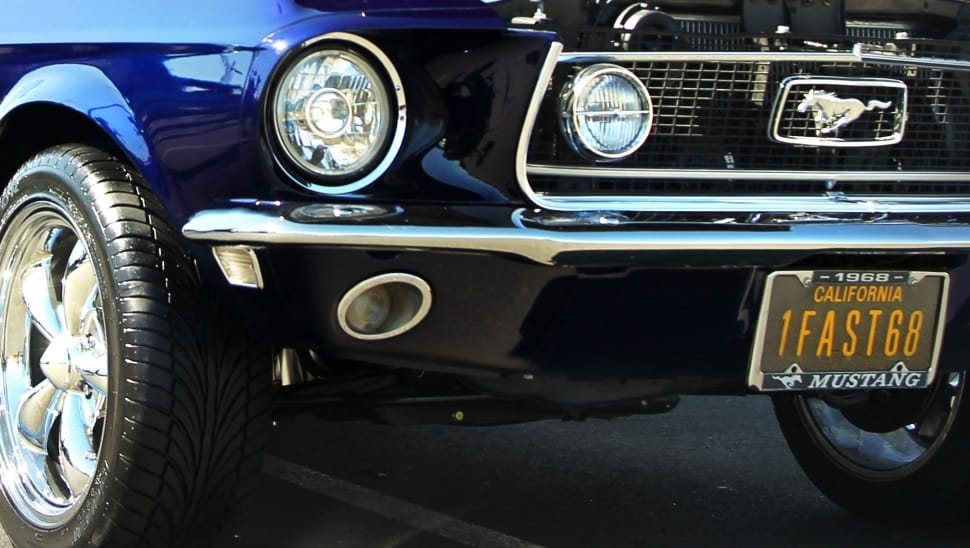 black ford mustang preview