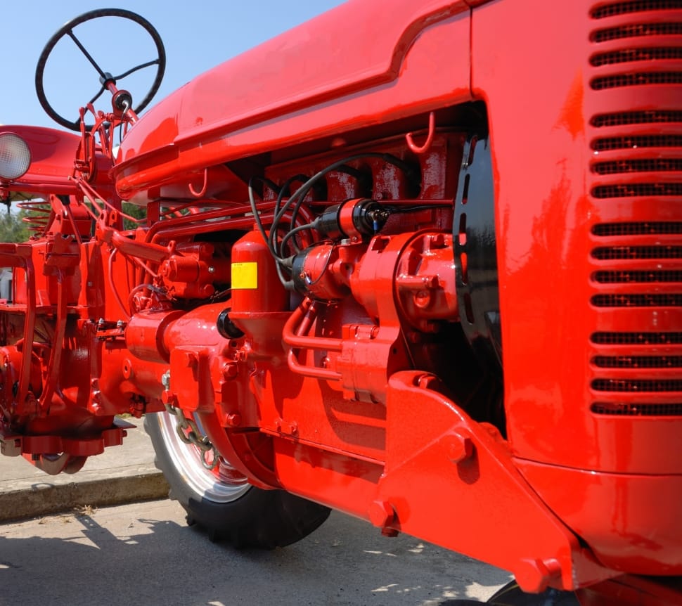 Motor, Retro, Power, Engine, Red Tractor, red, transportation preview
