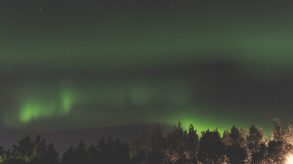 green aurora borealis preview