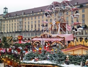 Dresdner Striezelmarkt 2012, Christmas, building exterior, built structure thumbnail