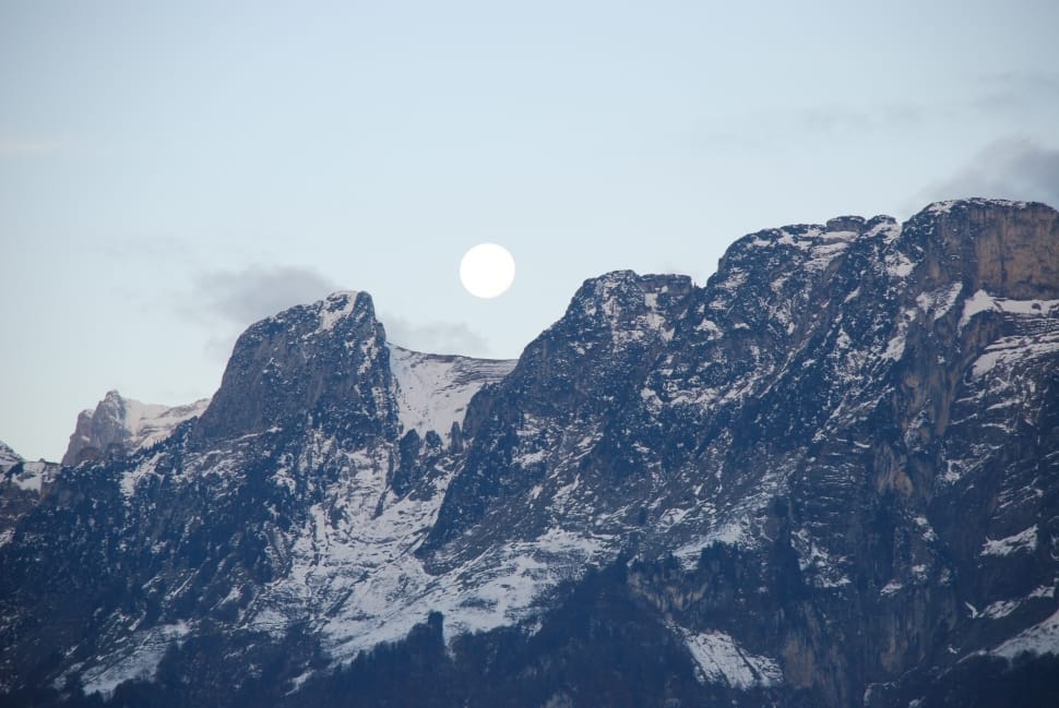 Moon, Full Moon, Super Moon, Moonlight, mountain, scenics preview