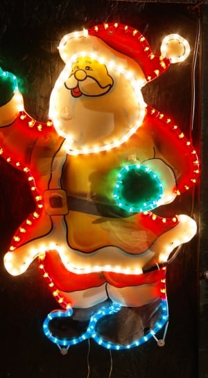 lighted Santa Claus Home decor thumbnail