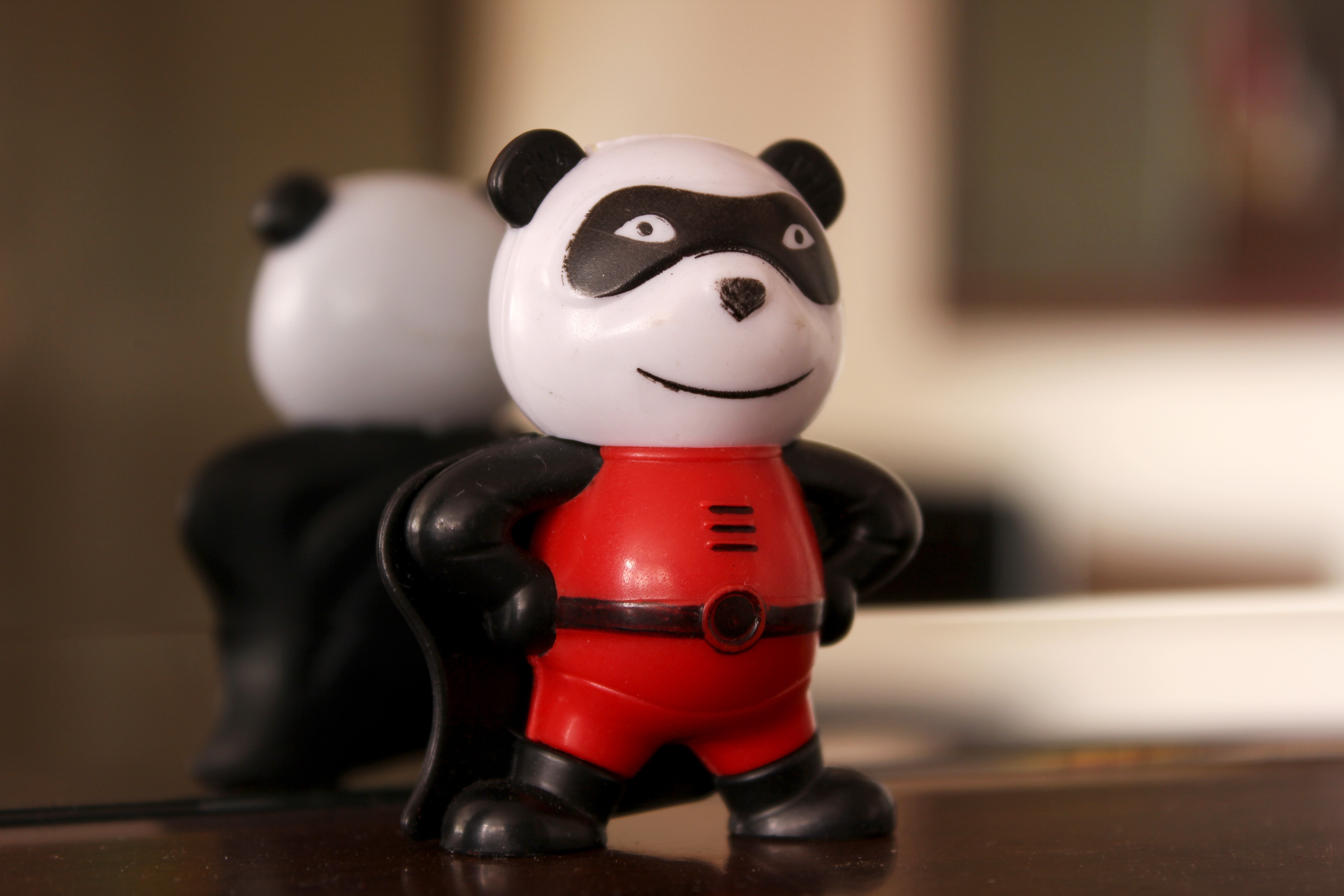 panda plastic toy