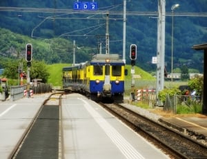 Depot, Station, Switzerland, Train, railroad track, transportation thumbnail