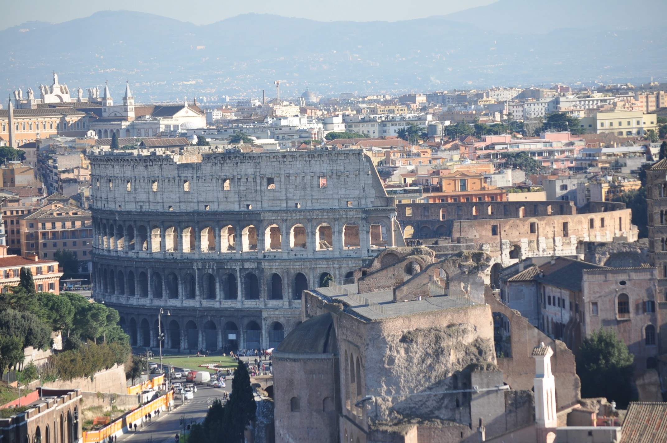 Rome, Roman, Colosseum, Ruins, City, architecture, built structure