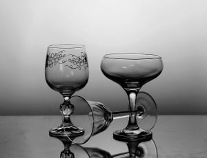 3 black translucent wine glasses thumbnail