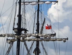 Polish Flag, Ship, Poland, Polish, Flag, sailing ship, nautical vessel thumbnail