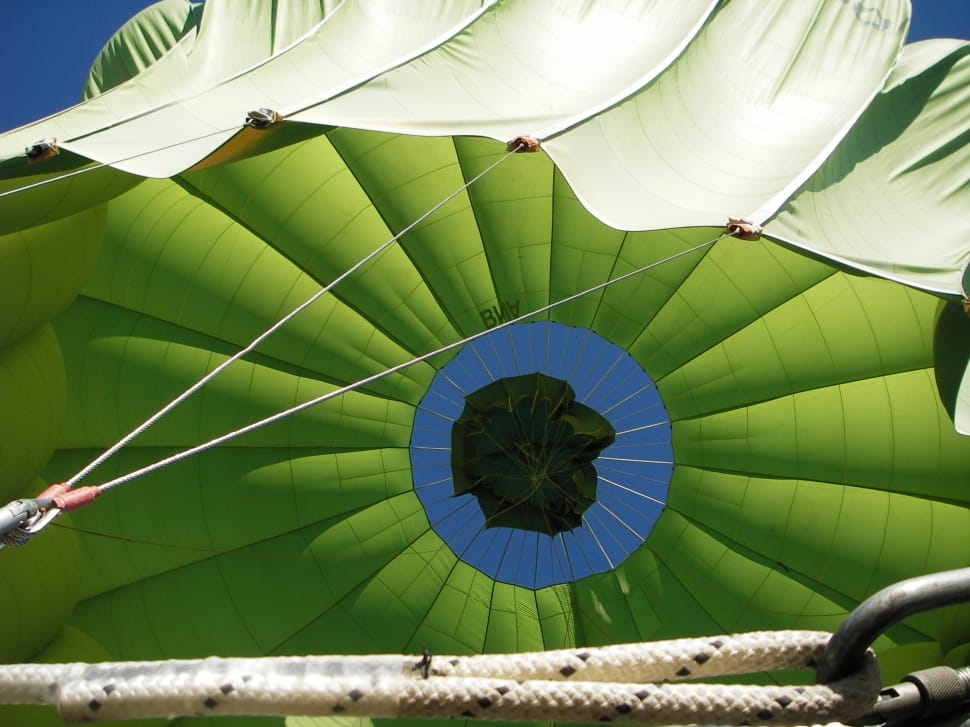 Fly, In The Air, Hot Air Balloon, Flight, green color, leaf preview