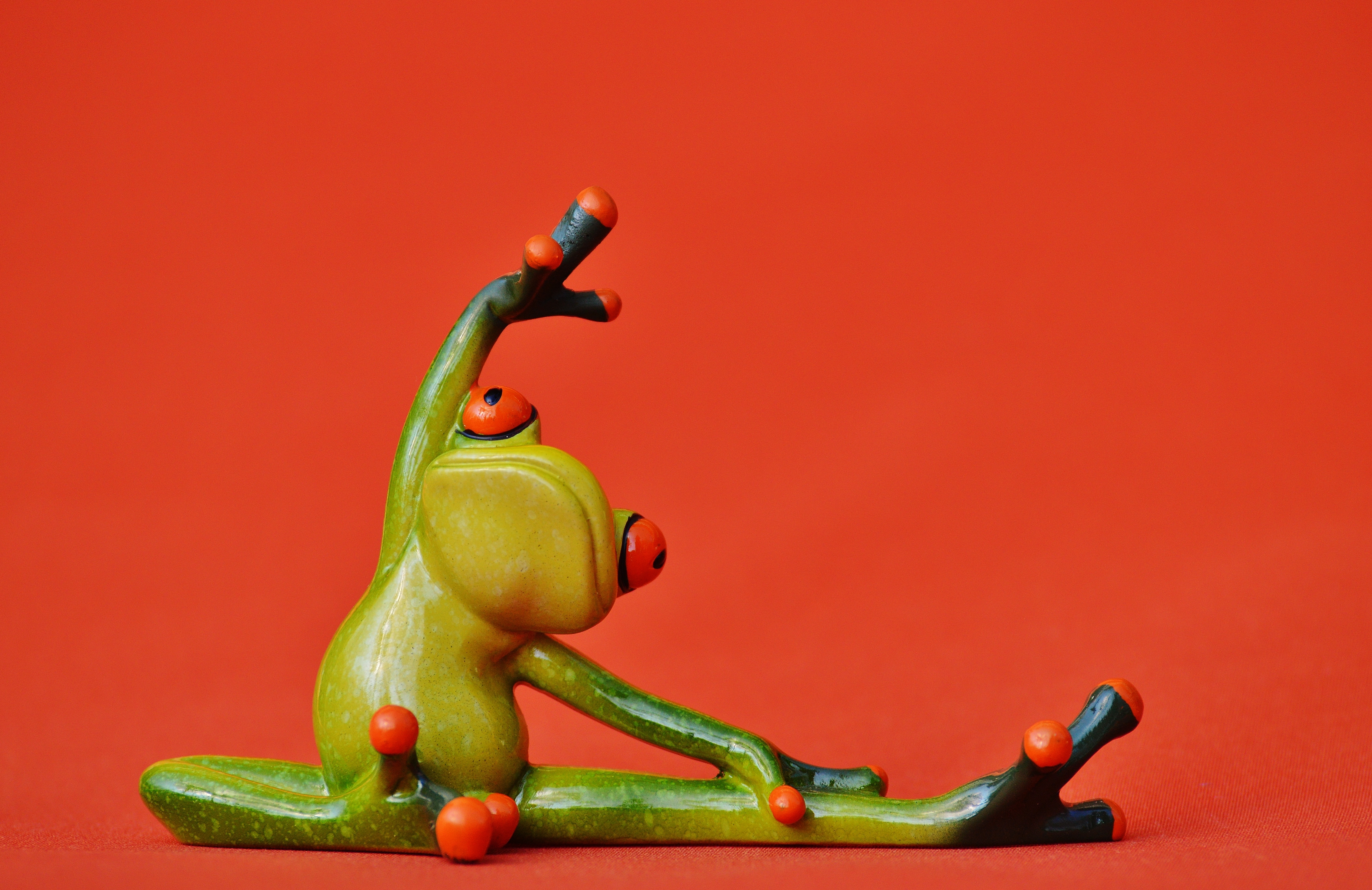 Funny, Fig, Frogs, Yoga, Gymnastics, colored background, vegetable