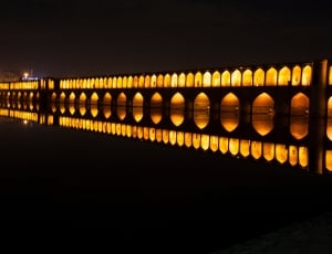 architecture, building, infrastructure, bridge, night, illuminated thumbnail