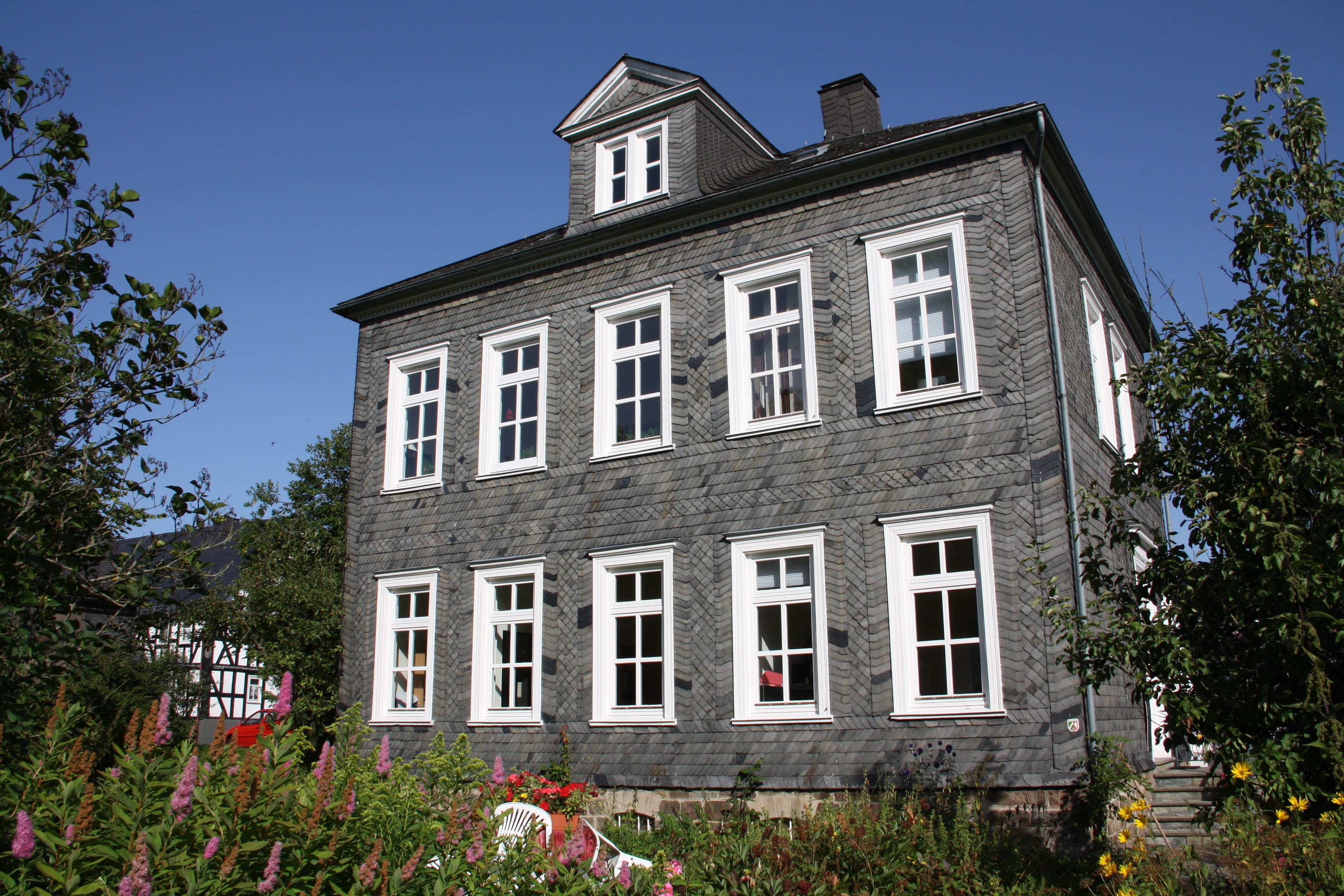 Weidenhausen, Heritage, Cultural, Manse, house, window