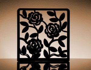 black metal flower frame thumbnail
