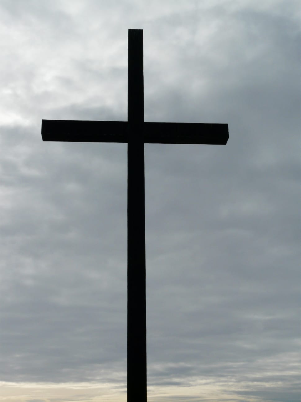 Black Wooden Cross