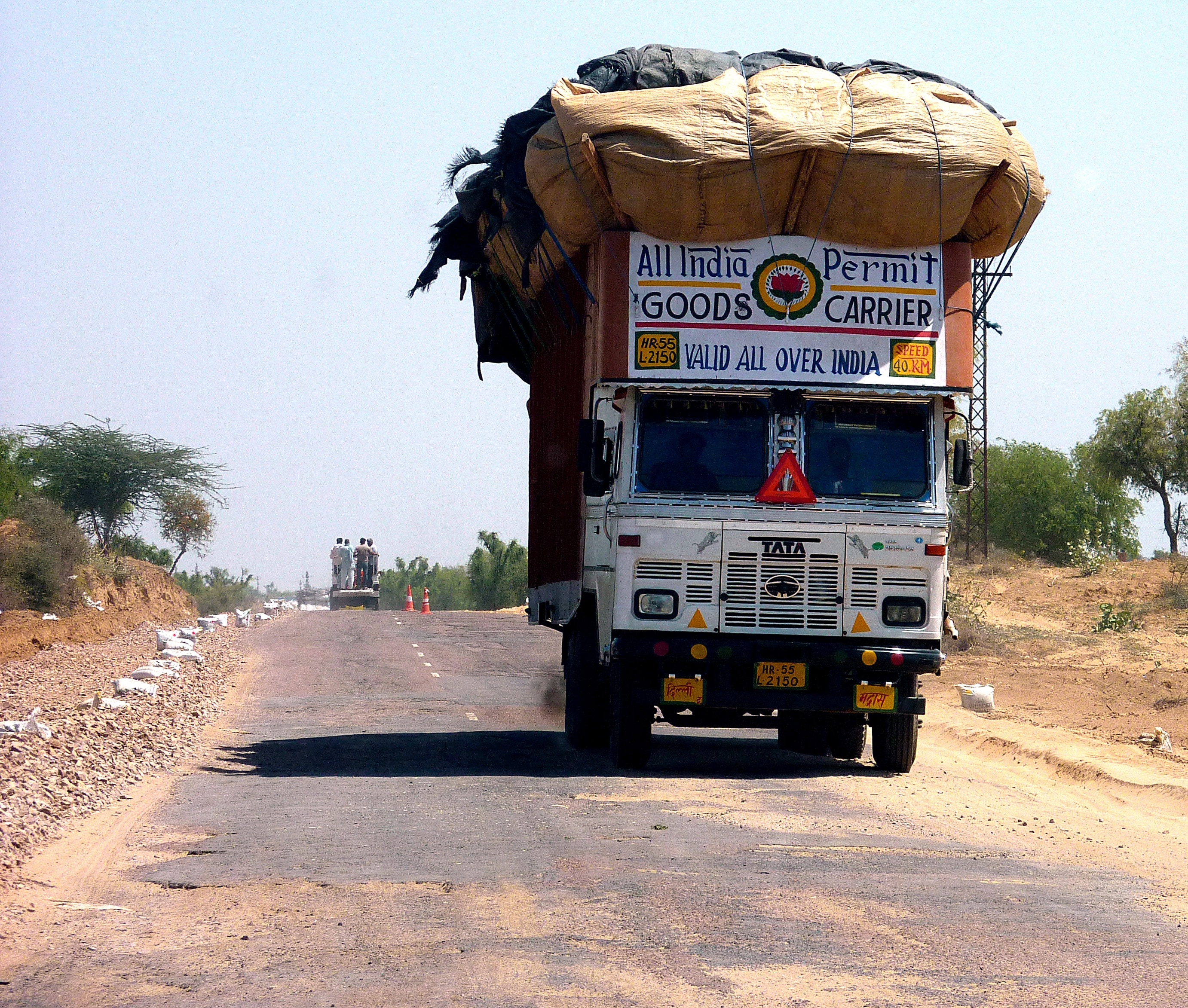 Vice, India, Truck, Cars, Overloaded, transportation, day