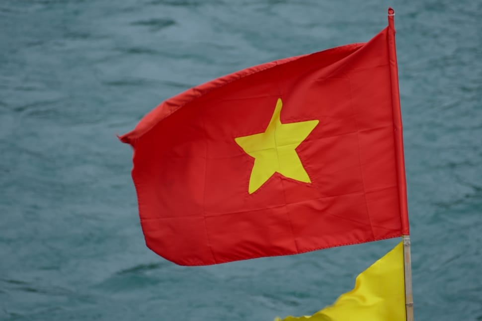 red and yellow vietnam flag preview