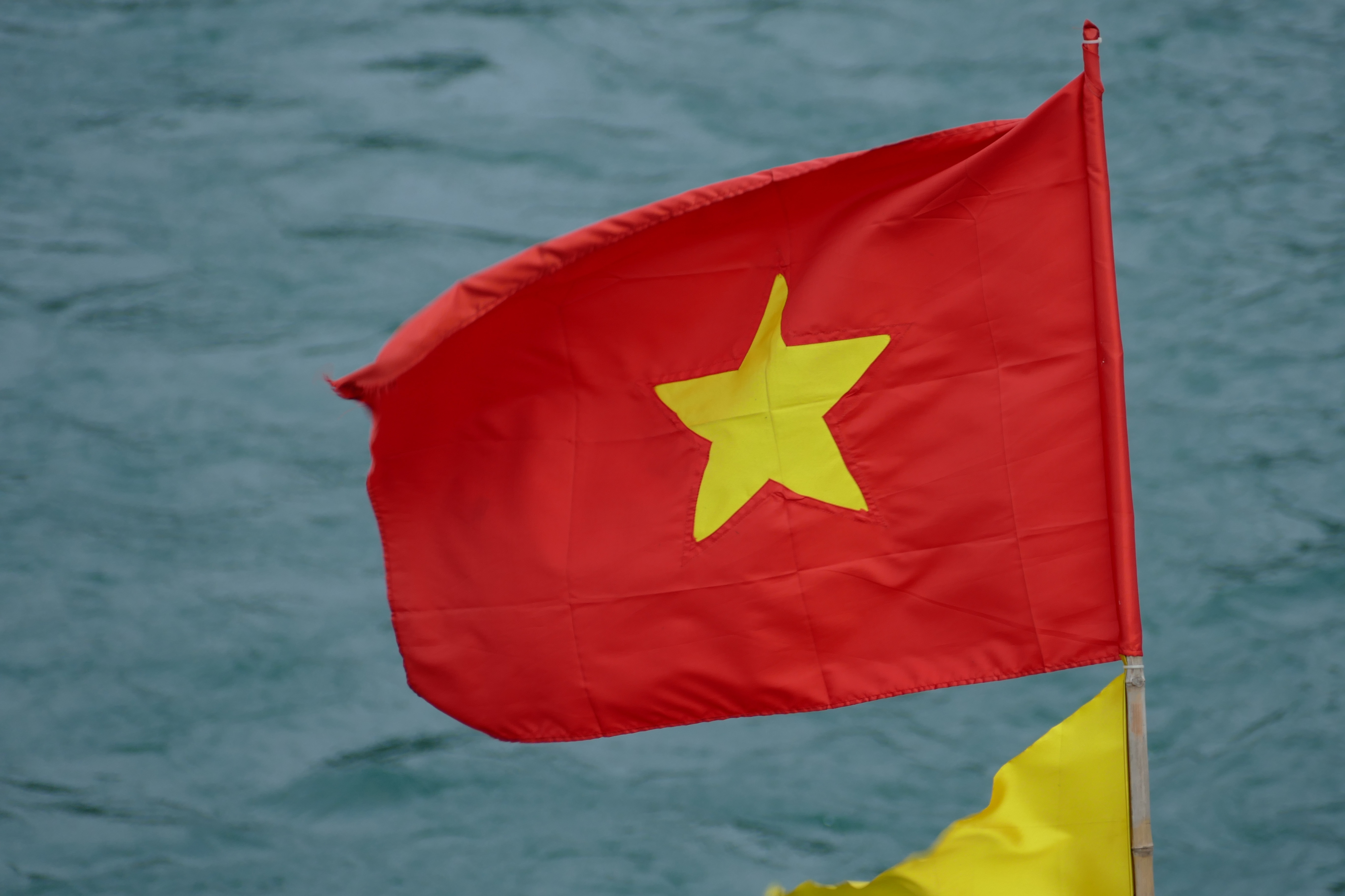 red and yellow vietnam flag