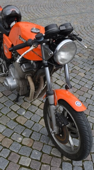 orange and black standard motorcycle thumbnail