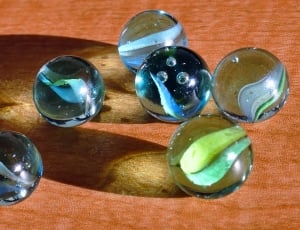Games, Glass, Marbles, Toys, Fun, wood - material, table thumbnail