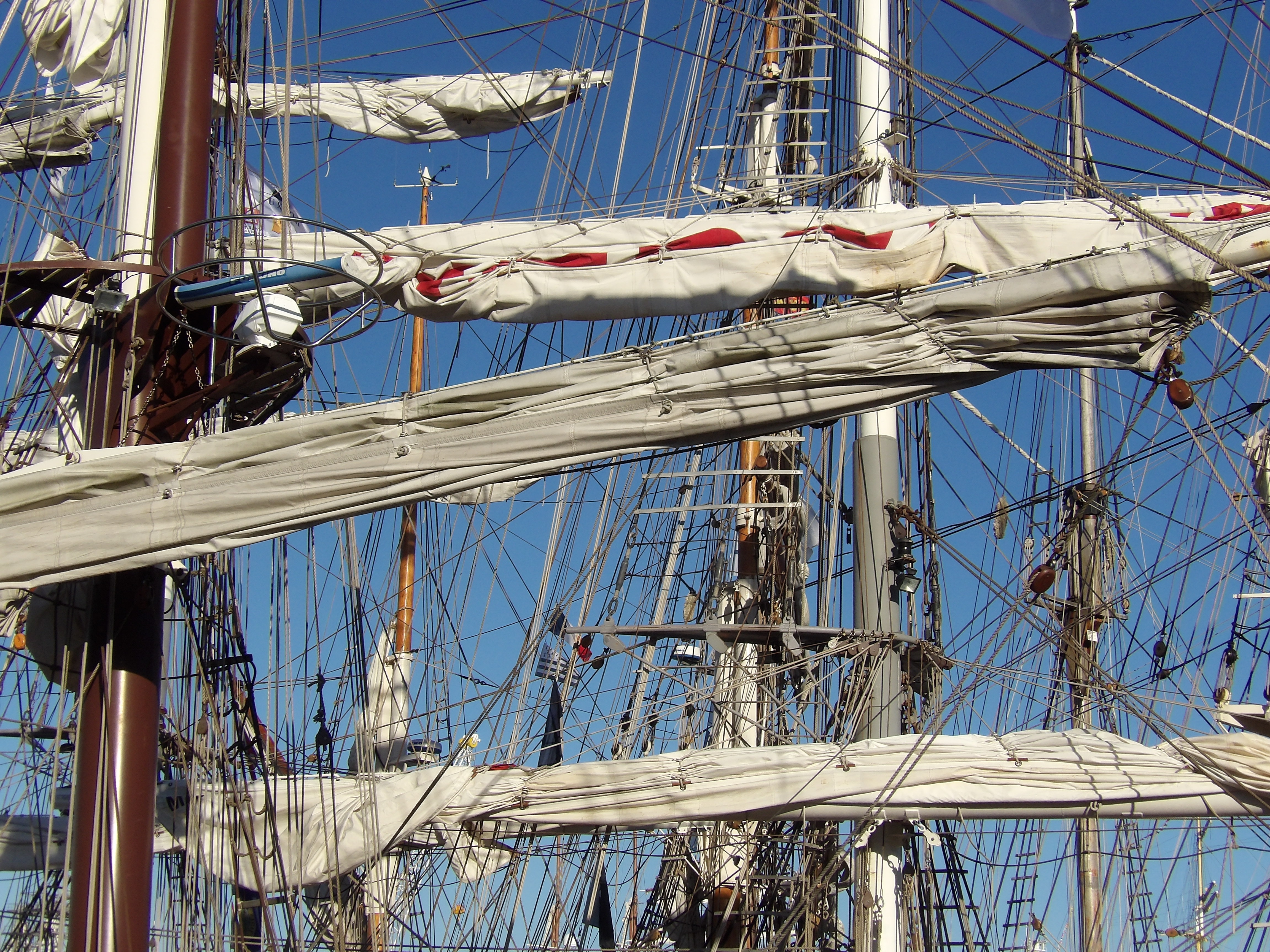 Mast, Rope, Sailboat, Strings, mast, nautical vessel