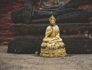 brass buddha figure thumbnail