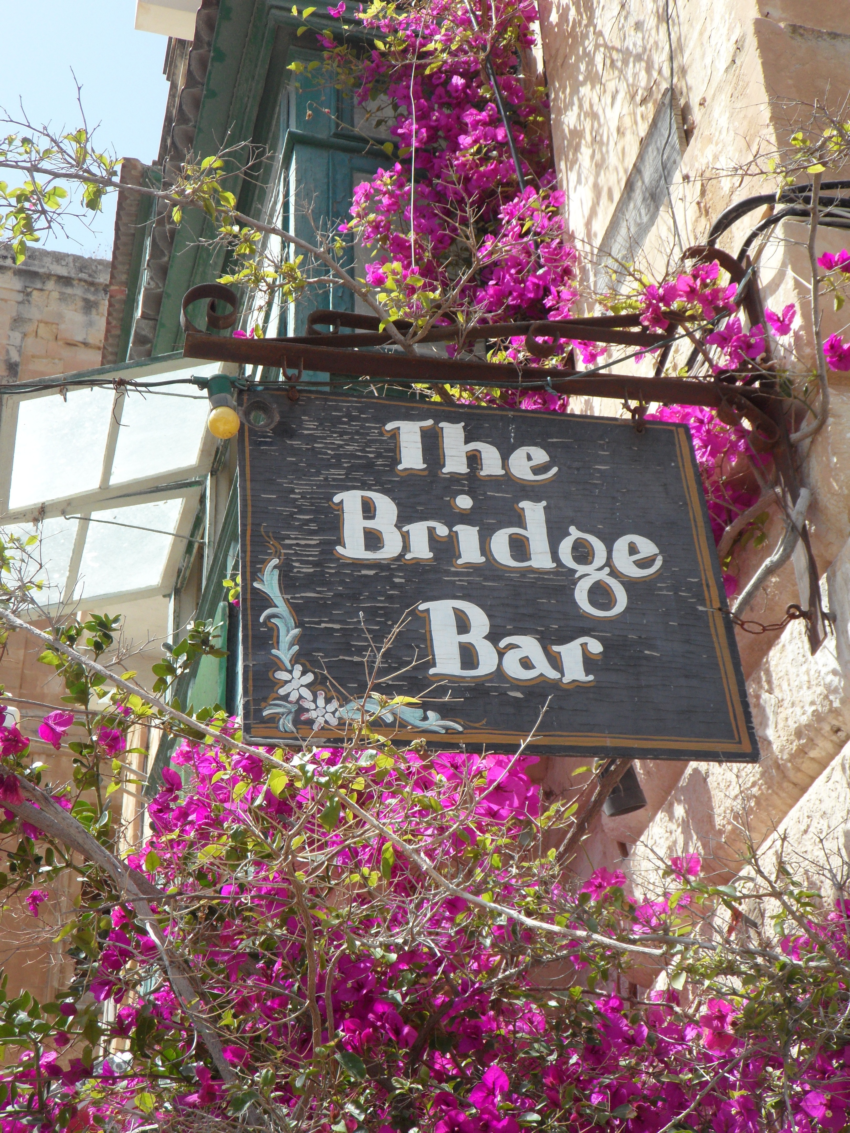 the bridge bar signage