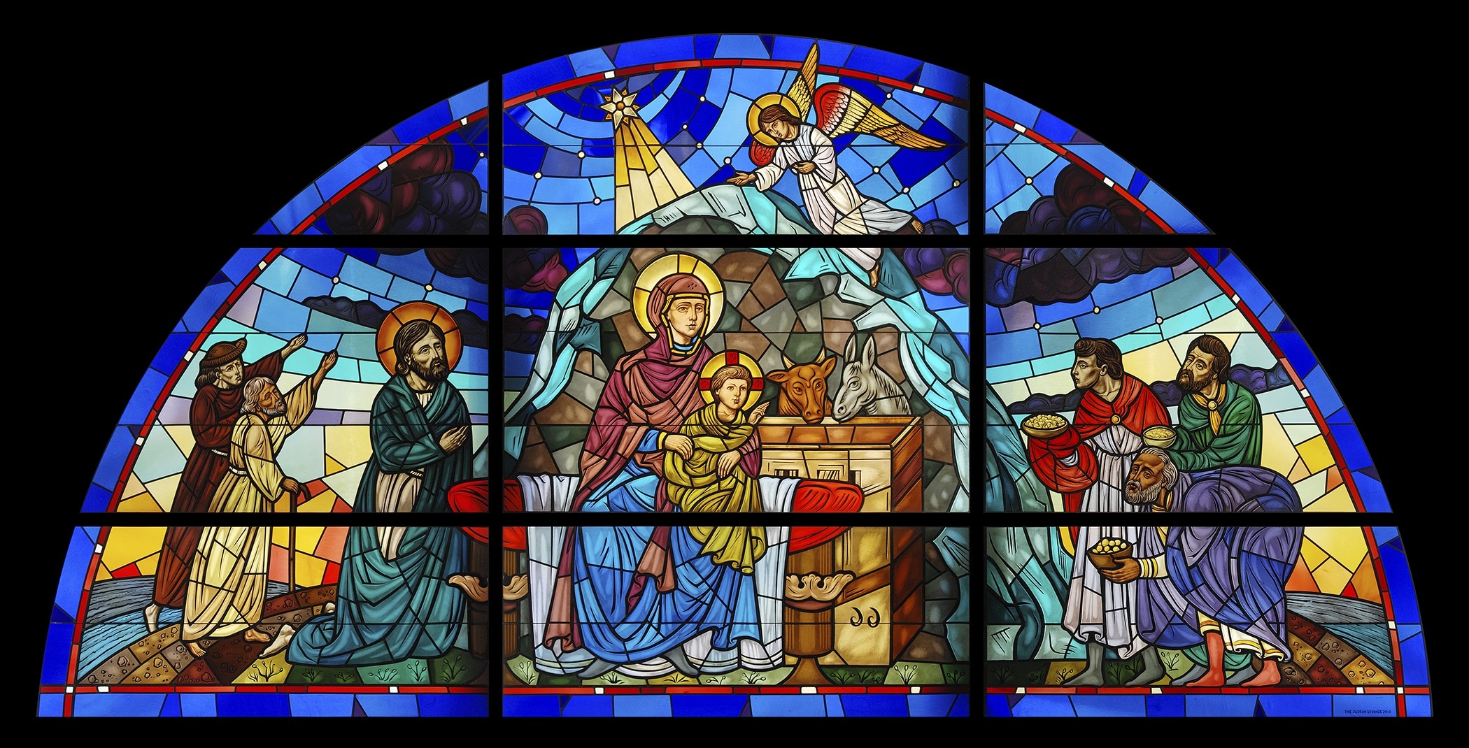 religious stained glass art