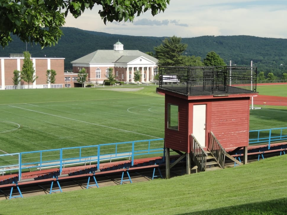 Athletic Field, School, Massachusetts, house, built structure preview