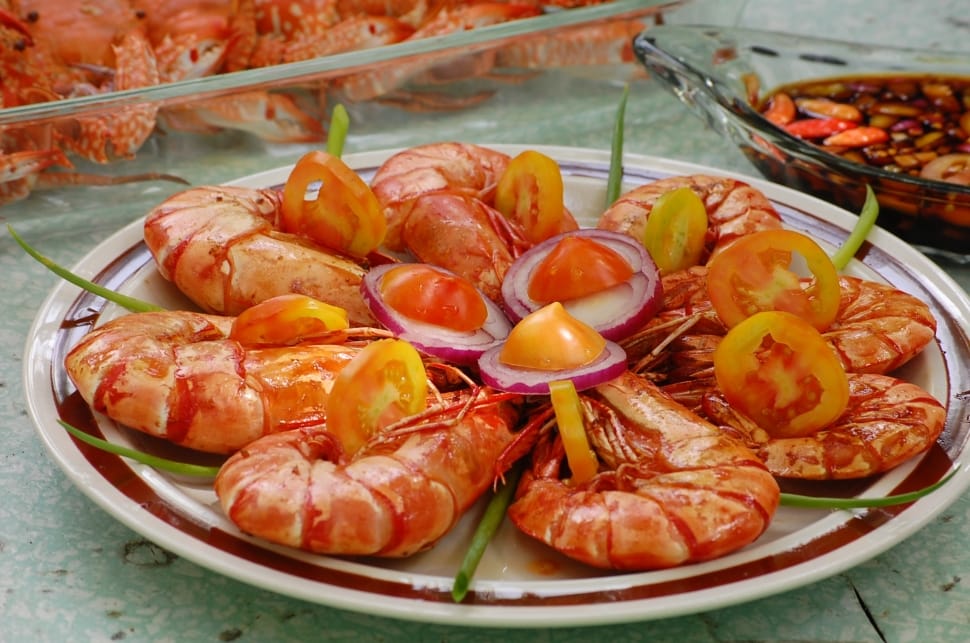 Sea Foods, Food, Shrimps, food and drink, food preview