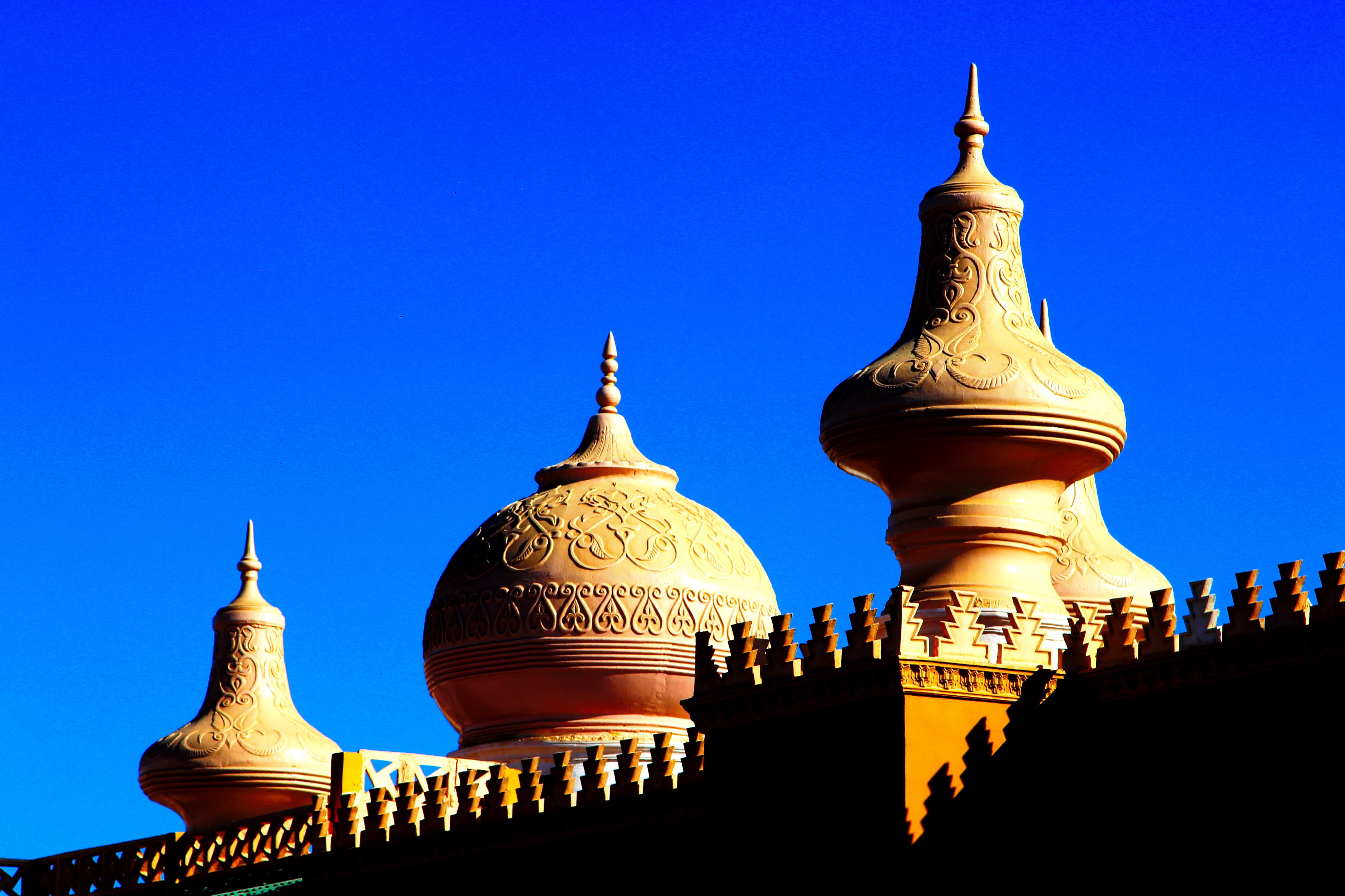 brown temple landmark