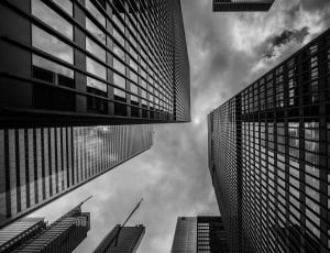 grayscale photo of a high rise building thumbnail
