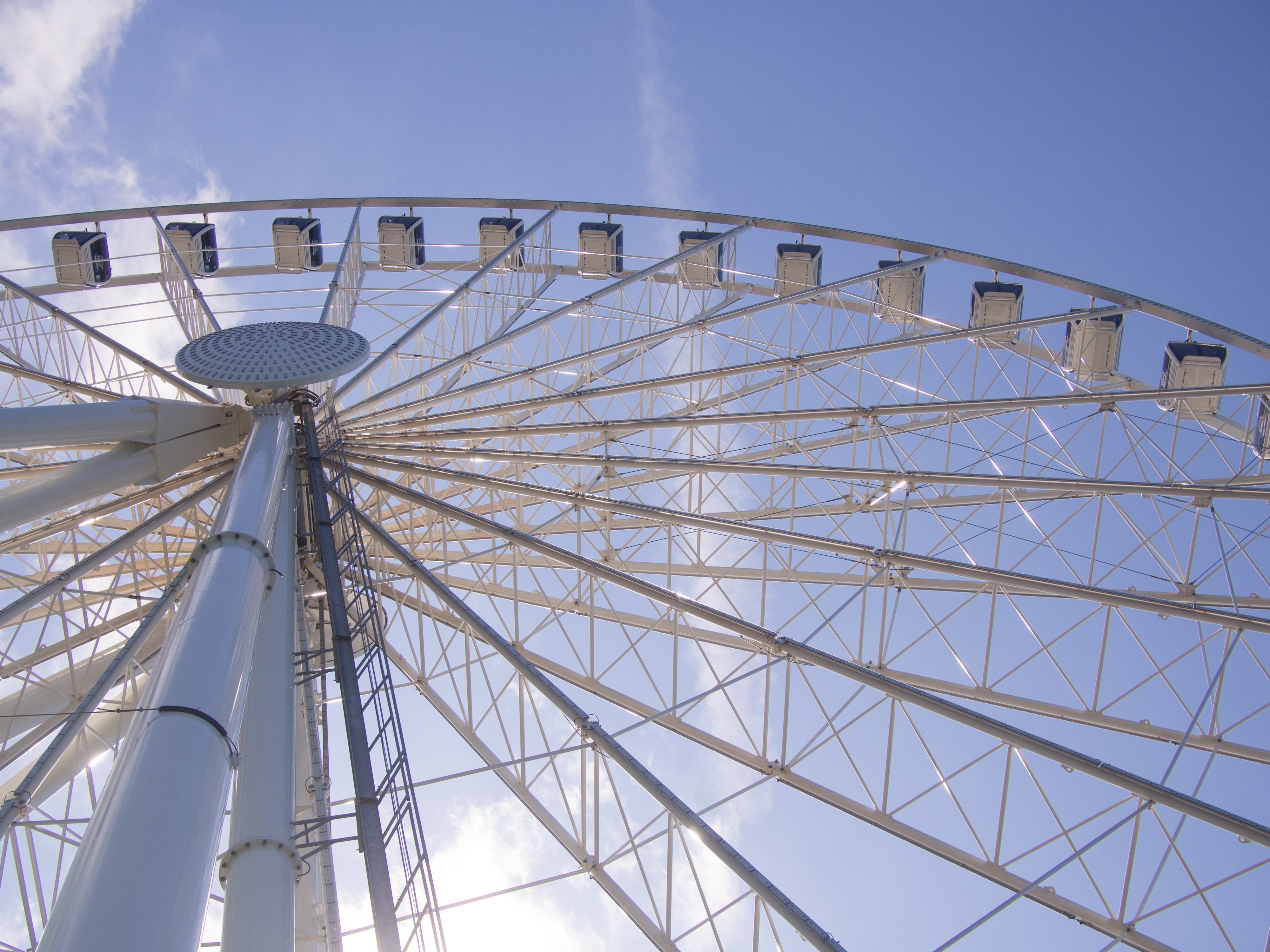 Seattle, Sky, Ferris Wheel, Blue, amusement park, ferris wheel